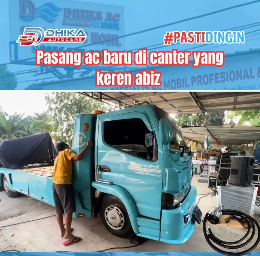 Rekomendasi Bengkel Pasang AC Truk Canter