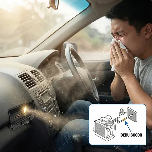 Alergi Debu Kambuh Saat Menyetir