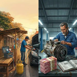 Bahaya Isi Freon Pinggir Jalan Risiko Oplosan dan Biaya Perbaikan Jangka Panjang