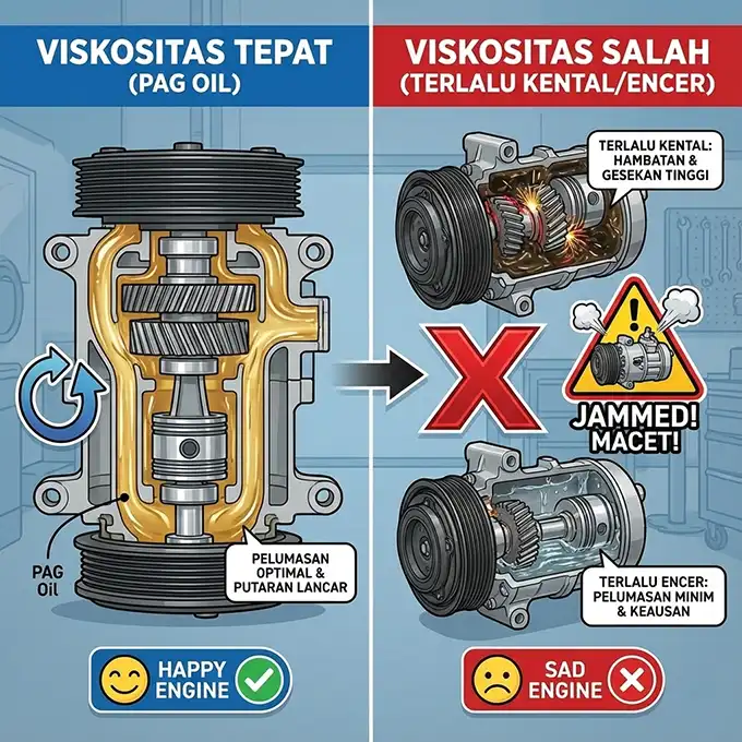 Mengapa Salah Viskositas Bisa Membuat Sistem AC Jamming