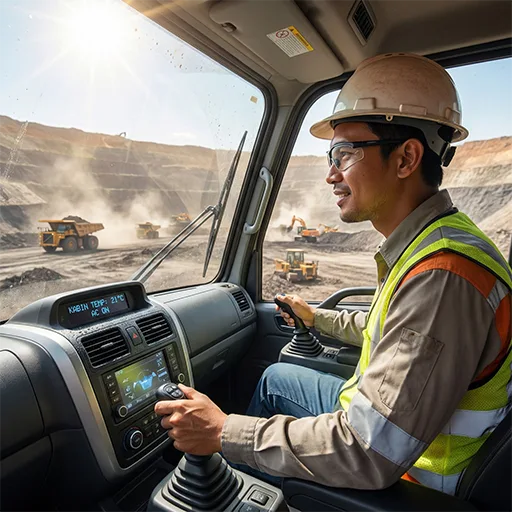 Pengaruh AC Dingin Terhadap Produktivitas dan Fokus Operator Tambang