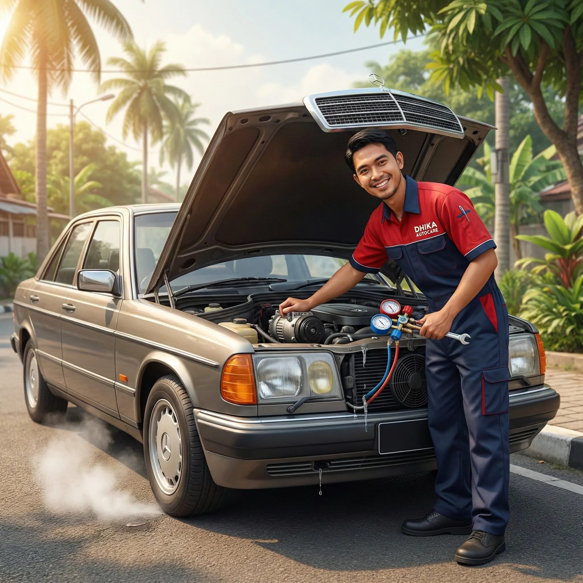 Solusi Ac Mobil Eropa BMW Mercy Cepat Panas di Indonesia